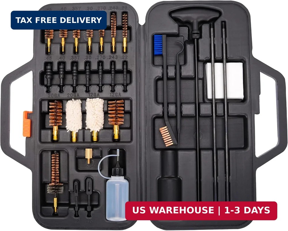Raiseek Gun Cleaning Kit Elite Edition for Rifles Universal Handgun Shotgun Pist