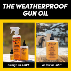3-In-1 CLP Gun Oil, Lubricates & Preserves All Types of Firearms, Military-Grade