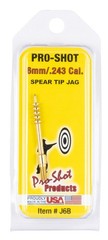 Pro-Shot J6B Jag 6mm Rifle #8-32 Thread Spear Tip Brass