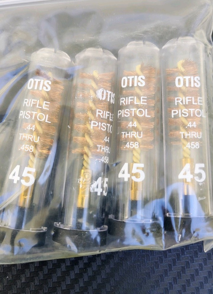 Otis Technology .45 Cal Bronze Bore Brushes 4-Pack .44 .458 Rifle Pistol