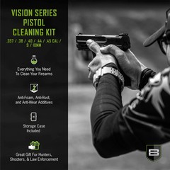 Vision Series™ Handgun Cleaning Kit, .357, .38, .40, .44, & .45 Caliber