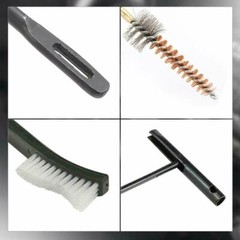 Rifle Gun Cleaning Kit Cleaning Set Brush Cleaner for 5.56mm .223 .22 Caliber