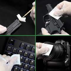 1700PCS Gun Cleaning Supplies—1500Pcs Gun Cleaning Patches +200PCS Gun Cleaning