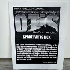 Otis Technology, Inc. Spare Parts Box For Rifle and Shotgun Cleaning Kits