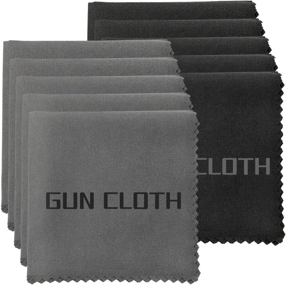 10 Pack Microfiber Gun Cleaning Cloth 12″x12″ Lint Free Gun Cleaning Rags Reu…