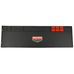Birchwood Casey 30350 Rifle Cleaning Mat Black/Red Rubber 36″ x 11″