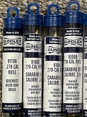 Lot Of 14- 270 Rifle Gunslick & KleenBore Bore Brushes