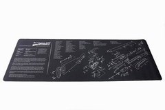 Gun Cleaning Mat for Remington 870 Shotgun Breakdown Schematics Parts Diagram
