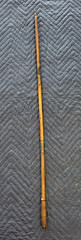 Vintage 3-Piece Wooden Shotgun Cleaning Rod Take Down Threaded Sleeves Wood