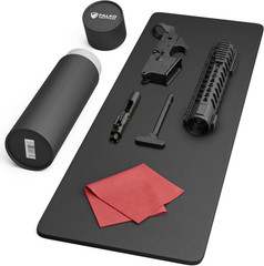 Falko Tactical Premium Gun Cleaning Mat (3 Sizes) – 2X Thicker, Oil and Solvent