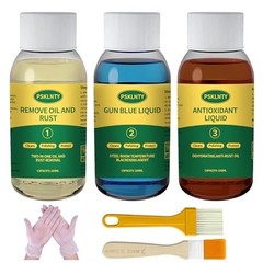 All-Inclusive Gun Bluing Kit – Liquid Blue Finishing, Rust Removal & Lubrication