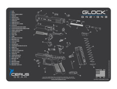 For Glock 42 43 Armorers Cleaning Mat Cerus Gear PREMIUM Made in USA