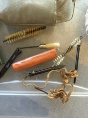 German RIFLE, PISTOL CLEANING KIT IN CANISTER RG57 TGL 108-54004
