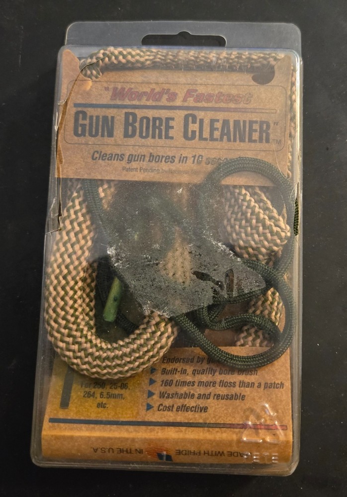 World’s Fastest Bore Cleaner .257 Cal Gun Cleaning Rope New