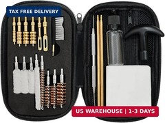 ELVO Gun Cleaning Kit 21 Piece Set Brass Components Cleaning Kit for .22,.357,.3