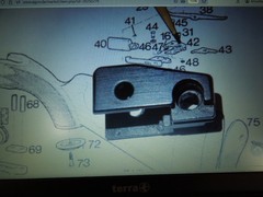 Rare Original HK SL7 / 940 Spare Part from 80th made in Germany
