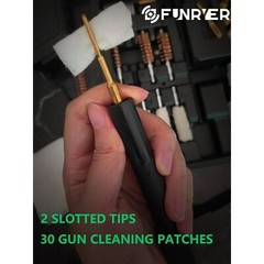 Universal Gun Cleaning Kit for Rifle Pistol Shotgun .17 – .45 Cal. Most Caliber
