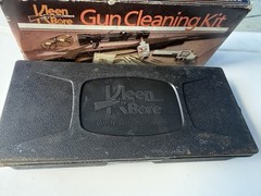 Kleen Bore Cleaning Kit VINTAGE Black Magic Steel Rod .22 .223 .225 Case K-205