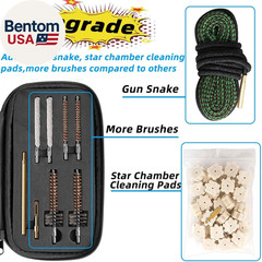 Universal Gun Cleaning Kit for .22 .223Cal 5.56Mm .22LR Rifle Pistol, Bore Chamb