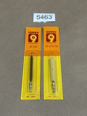 Vintage NOS Hoppe’s Gun Cleaning Cotton Swab .22-.270 Caliber No. 1321 & Brush