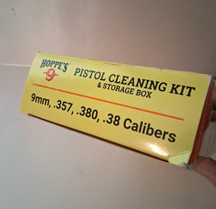 Hoppe’s No 9 Gun Cleaning Kit PC038 for 38 357 and 9mm Pistols 2018 Storage Box