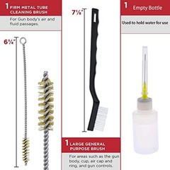 Professional 23 Pcs Set Cleaning Kit for Cleaning Spray Guns, Suction,