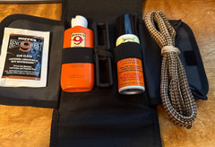 Hoppe’s 9 Universal Field Pistol/ Rifle Cleaning Kit with bore snake & supplies.