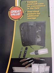 Remington Field Rod Cleaning Kit, 22, .223, 5.56, .30, 7.62 .243 w/ Soft case