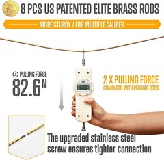 Elite , Rifle Handgun Shotgun Pistol Universal Cleaning Kit with All Brass Hi…