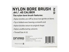 10 Pack- .44/.45 Cal Nylon Bore Brushes for Gun Cleaning and Maintenance