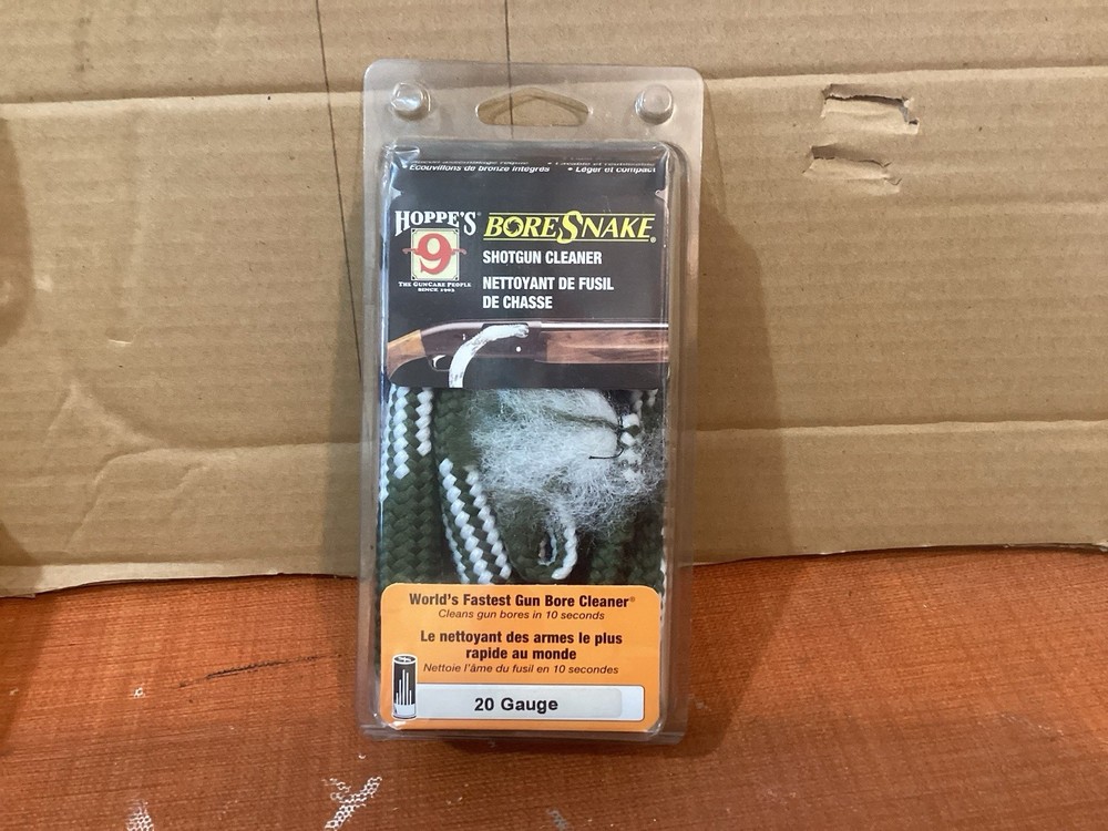 Hoppe’s 9 BoreSnake 20 Gauge Shotgun Cleaner #24033 In Box