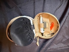 USGI Surplus OTIS 9mm Pistol Cleaning Kit Military w/ Coyote MOLLE Case