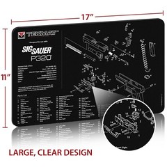 TekMat Cleaning Mat for use with Sig Sauer P320, Black