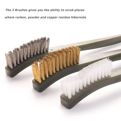 Cleaning Brushes Picks Kit Set Brass Copper Steel Nylon Stainless Steel Ploym…