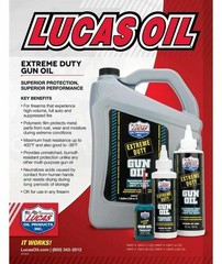 4 PACK Lucas Extreme Duty Liquid Gun Oil 1 oz Plastic Bottle | Needle Oiler