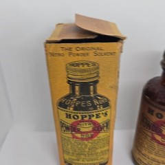 Vintage 1950’s Hoppes No 9 Powder Solvent Empty Full Gun Cleaner