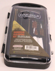 ORSCHELN OUTDOORS Handgun Cleaning Kit 9MM,45MM & .380 ACP W/ CASE NEW!