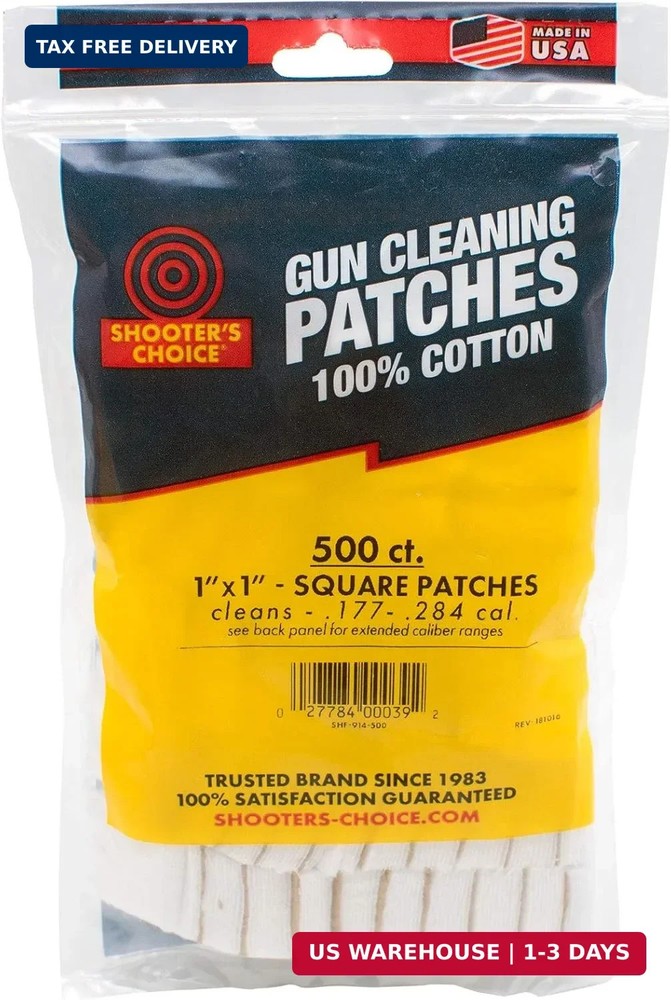 Shooter’s Choice Cleaning Patches (Select Your Size)