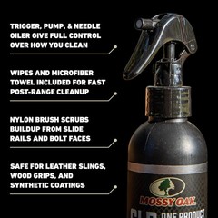 Mossy Oak CLP Cleaning Oil | All-in-Cleaner, Lubricant & Protectant | -Step Oil