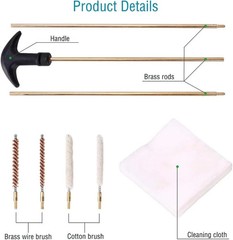 Rifle Gun Barrel Cleaning Kits for .177/.22 (4.5/5.5mm) Caliber, Bore…