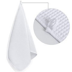 POLYTE 430 GSM Microfiber Lint Free Hand Towel 16×30 Waffle Weave 4-Pack