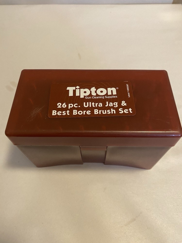 Tipton Beat Brass Gun Cleanings Brush Set Of 26 PCs Excellent Condition.