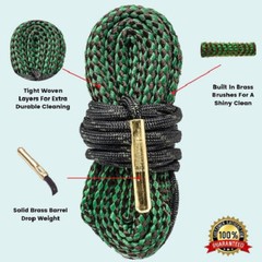 .22 Caliber Bore Cleaner – Free Fast Shipping – Also Fits .223 – 5.56 – .22-250