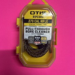 OTIS Ripcord Pull Thru Bore Cleaner for .270 cal/6.8mm/7mm Cal Rifle + T-Handle
