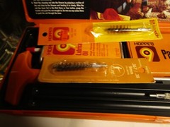 Hoppes Cleaning Kit VINTAGE With Storage Box Orange