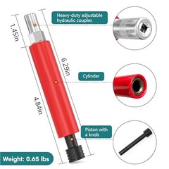 Grease Fitting Cleaning Tool, Grease Zerk Cleaner, Zerk Fitting Cleaning red