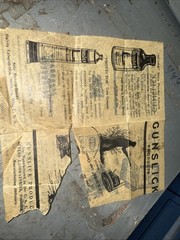 Gunslick Vintage Shotgun Cleaning Kit AS SHOWN Otters Labs Wood Man Cave Item