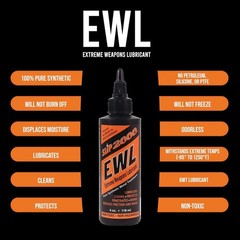 EWL (Extreme Weapons Lubricant) Buddy Pack, Set of 4 oz & 1 oz Squeeze Bottle wi