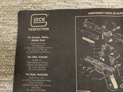 Glock Perfection 17 OEM Cleaning Pad 2002 17″ x 10 5/8″