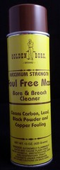 BORE CLEANER, FOUL FREE MAX by GOLDEN BORE -15oz-w free bore light -below cost
